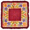 Elephant Pooja Aasan Rug Velvet Prayer Mat Meditation Multipurpose Aasan for Ganesh Pooja Diwali Pooja Mandir and Festive Decor Diwali Decoration Housewarming Gift